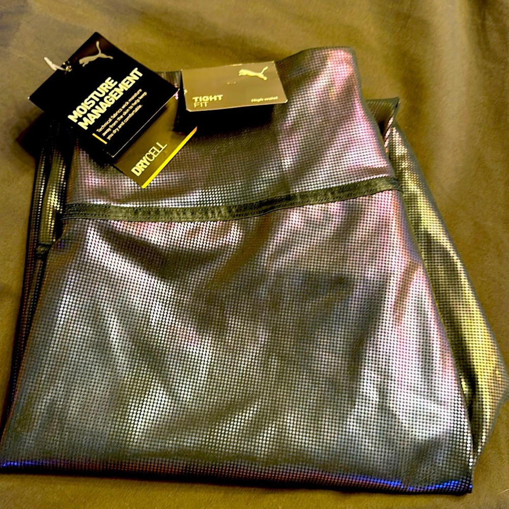 Women's Puma Irridescent Effect/Metallic Leggings